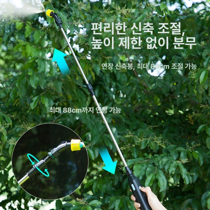 농약통 농약분무기 휴대용 소독 압축분무기 배터리 전동 농약살포기 살충제 원예 충전 - 상세 이미지 3
