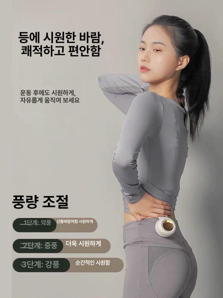 미니 선풍기 집게형 무선 탁상용 캠핑 야외 휴대용 소형 공기 순환 팬 - 상세 이미지 2