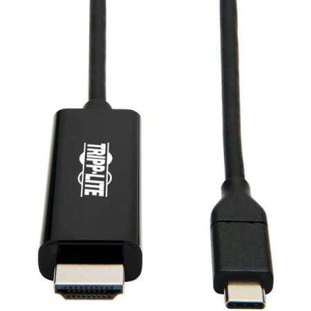 [해외]TRIPP LITE 증폭기 트립 라이트 USB C to HDMI 케이블 어댑터 M썬더볼트 Black