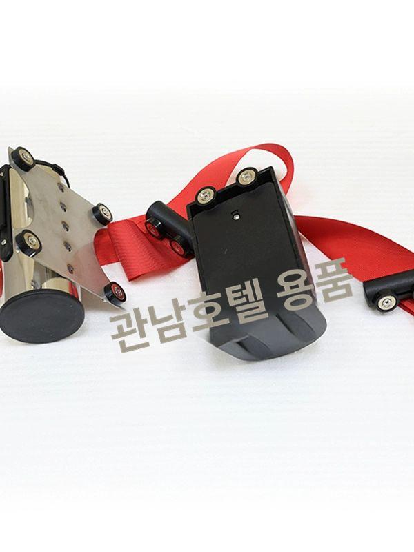 자석식 주차 차단봉 10미터 안전 가드레일 차량통제 벨트 주차장 펜스 차단기 - 상세 이미지 5