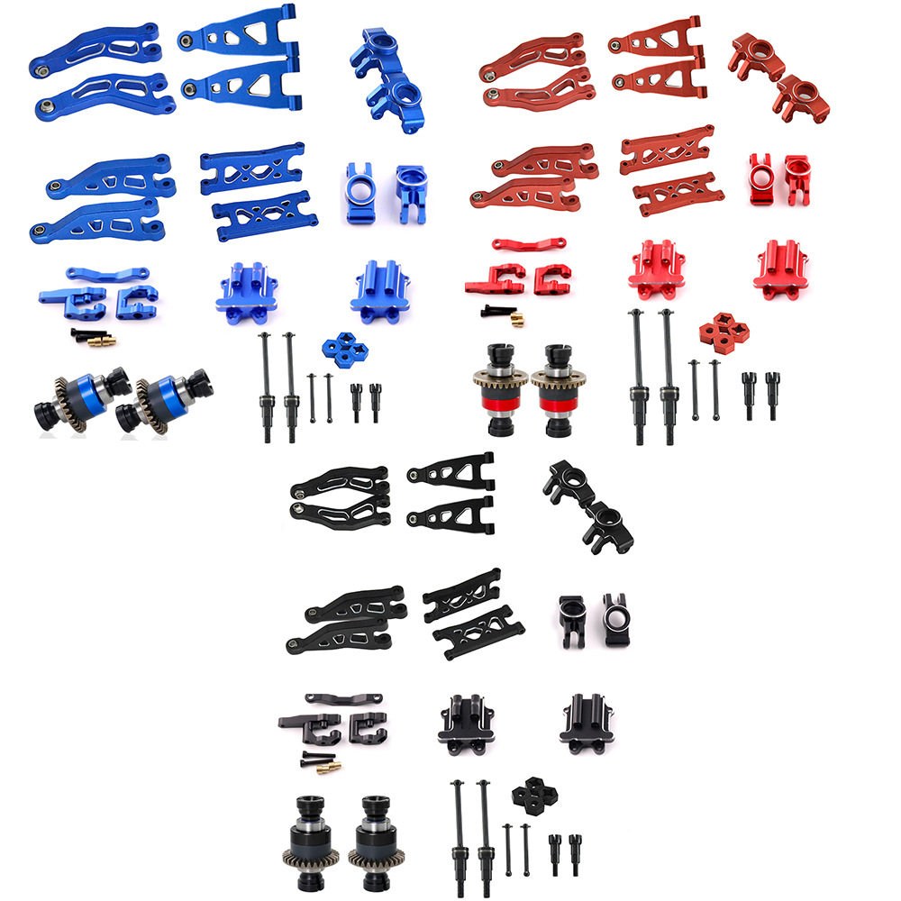 7732 RC X 알루미늄 MAXX 좌우 트럭 1/6 Tru 블록 결합기 레드 - 상세 이미지 2