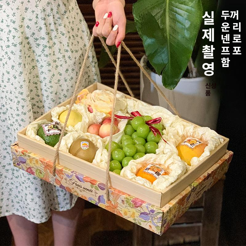 투명 과일선물 포장박스 고급 명절 기념일 선물세트 패키징 - 상세 이미지 4