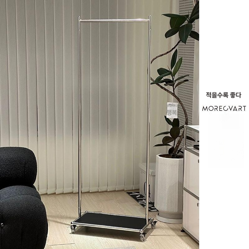 바지걸이 스텐행거 이동식행거 사무실 스탠드행거 틈새 옷걸이행거 자취방 옷장 튼튼 - 상세 이미지 3