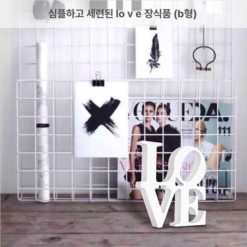 인테리어오브제 레터링장식 감성 홈파티 포인트 디스플레이 월데코 아트 알파벳 선물 - 상세 이미지 2