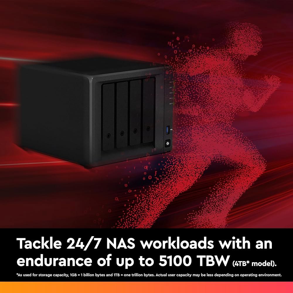NAS 기기용 웨스턴 디지털 500GB WD 레드 SN700 NVMe 내장 솔리드 스테이트 드라이브 SSD - 3세대 PCIe, M.2 2280, 최대 3,430MB/s WDS50 - 상세 이미지 2