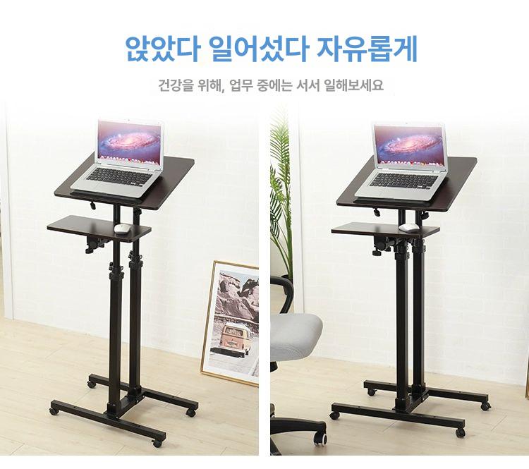 노트북 거치대 높이조절 각도조절 책상 거울대 멀티 스탠드 선반 - 상세 이미지 4