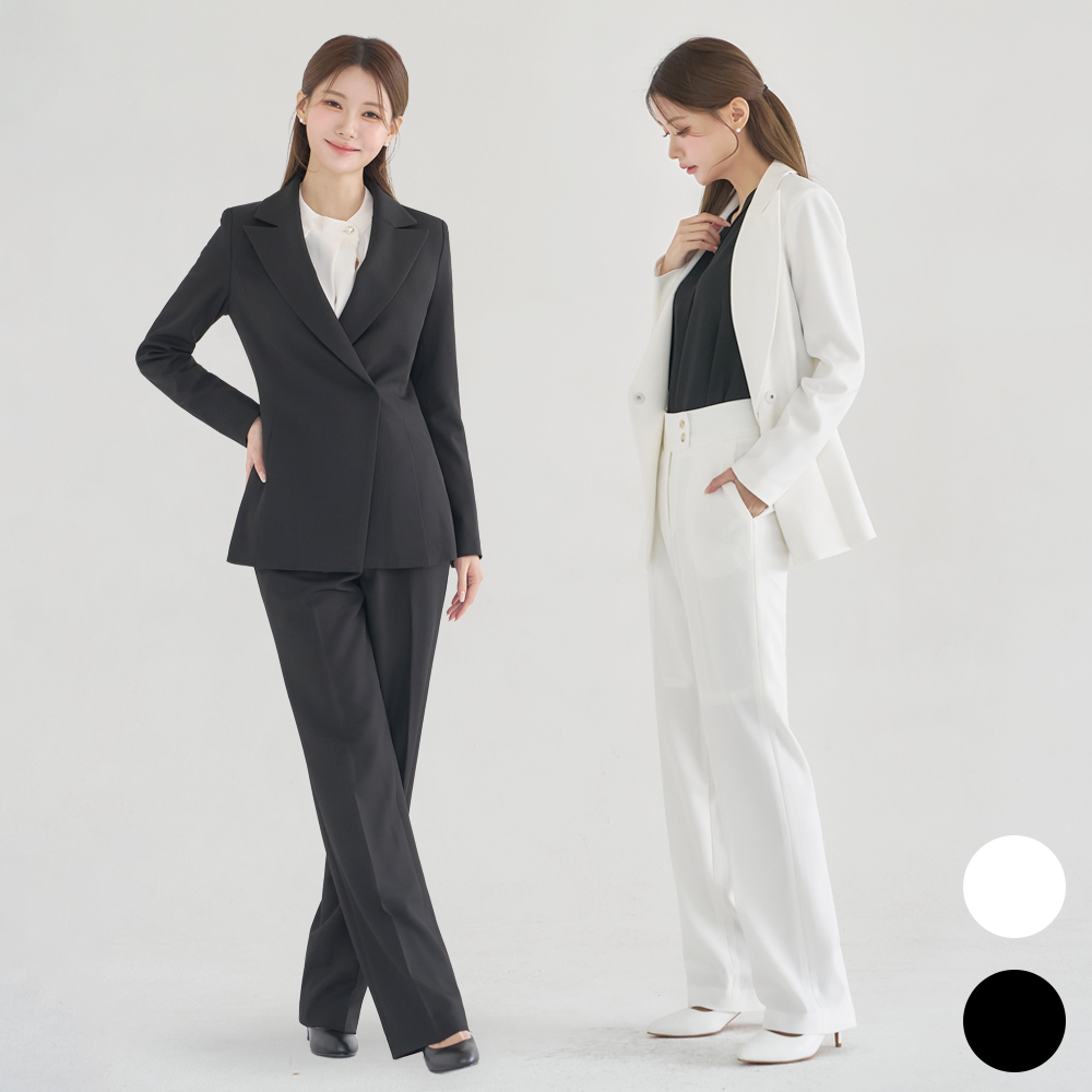 봄 여자 정장 세트 투피스 셋업 [헬로우] - 상품 이미지