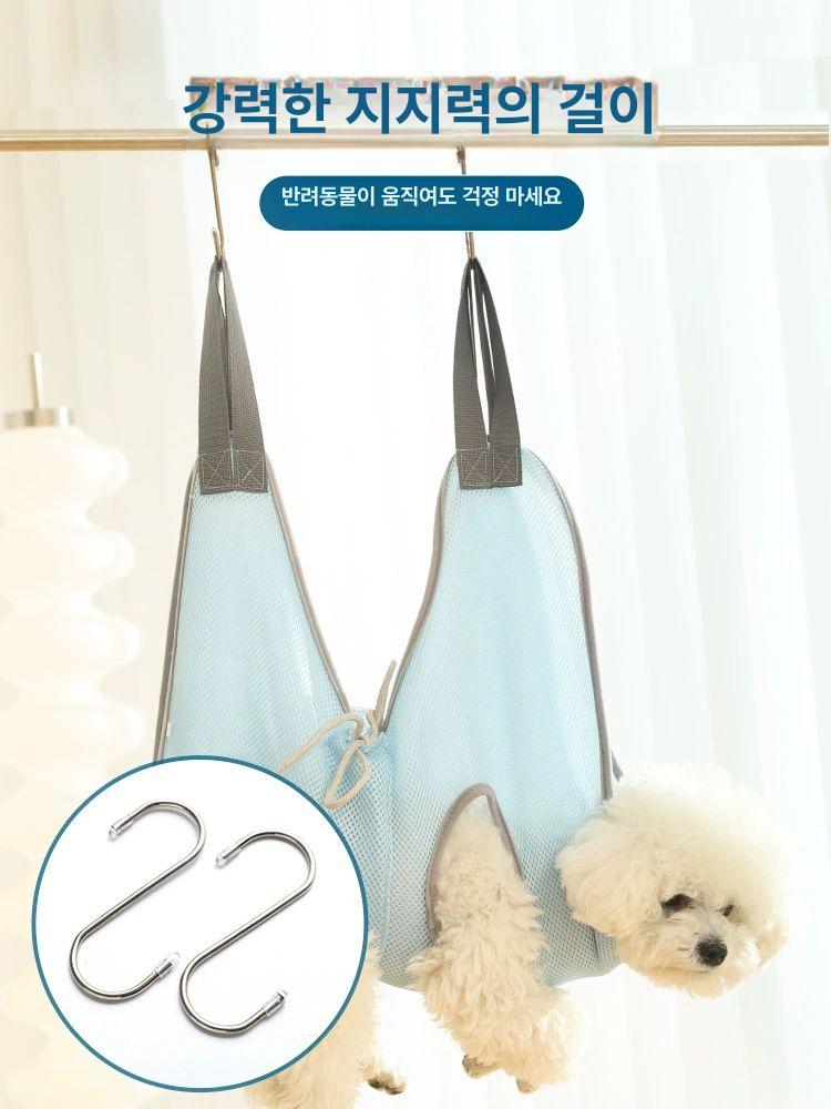 고양이 발톱깎기 보자기 해먹 그루밍 고정 손톱깍기 애견 손질 펫 미용대 발톱깎이 - 상세 이미지 5