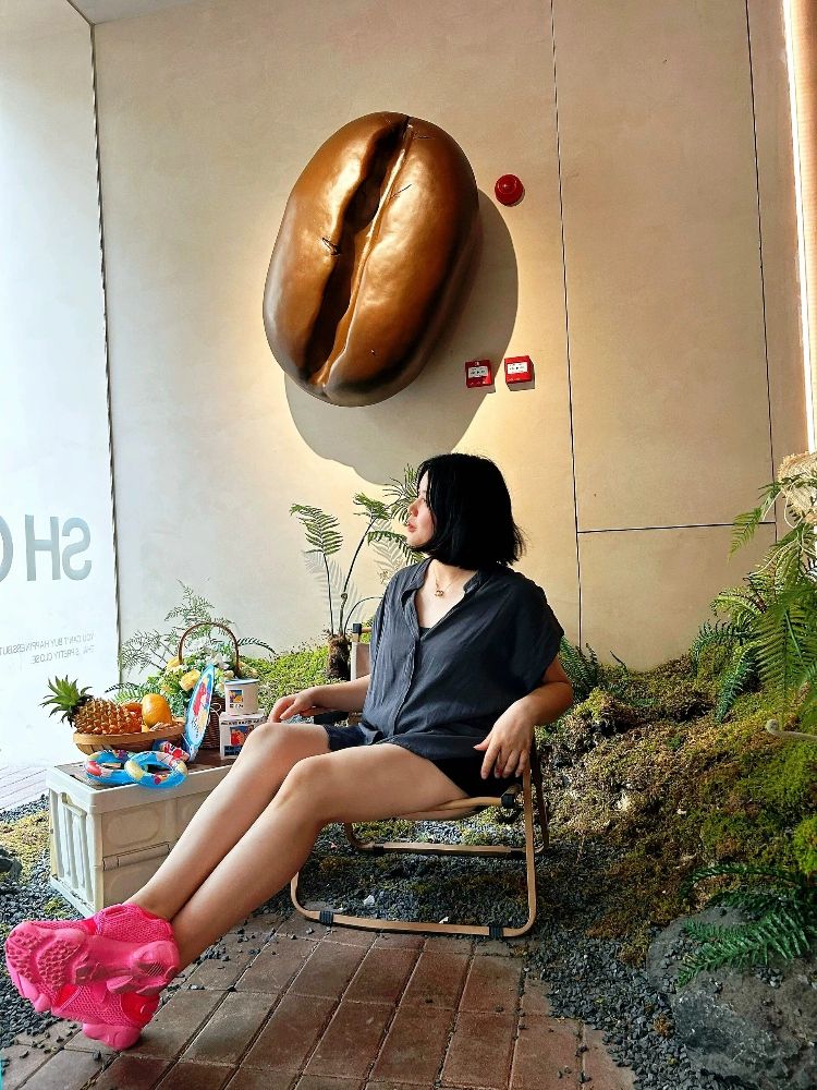 대형 커피콩 원두모형 인테리어 장식 벽걸이 홍보 콩 커피숍 돌출간판 가게 - 상세 이미지 4