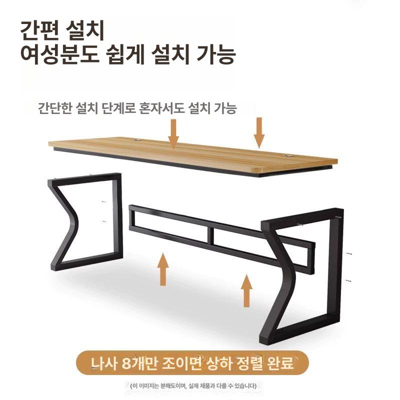 대형 게이밍 책상 1800 넓은 작업 공간 컴퓨터 책상 게임 스터디 데스크 - 상세 이미지 5