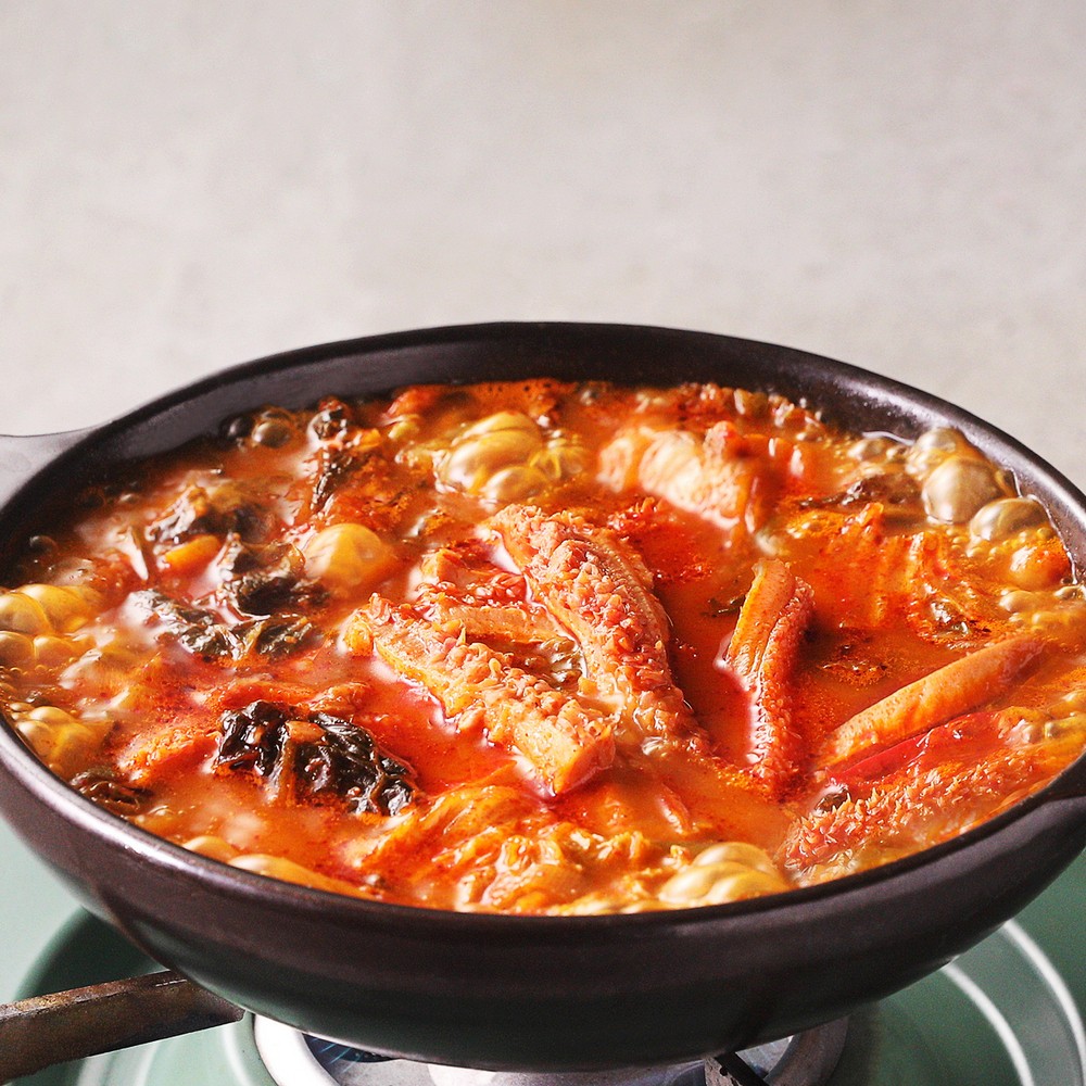 [푸딩픽] 전문점맛 간편 정통 국밥 해장국 1인분 밀키트 내장탕, 260g, 1개 - 상세 이미지 2