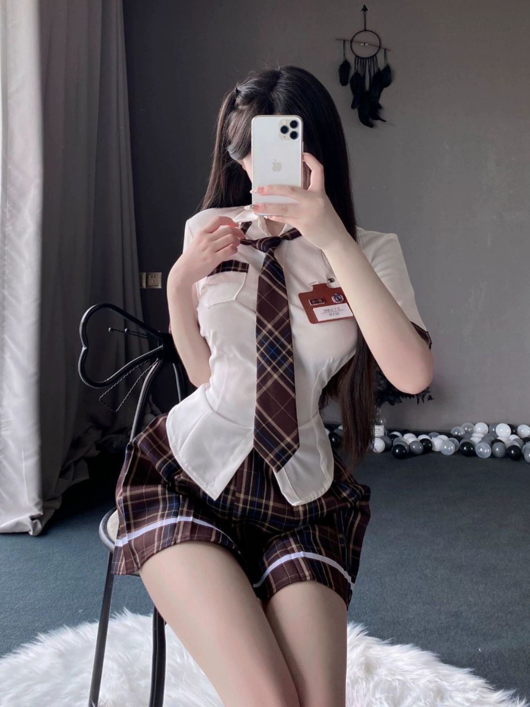 교복 코스프레 이벤트 의상 파티복 할로윈 무대의상 여성 남성 - 상세 이미지 2
