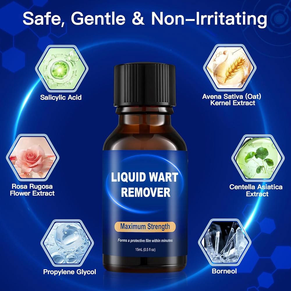 발, 손, 피부용 살리실산 발바닥 사마귀 제거제 2팩 30ml - 전문 제거제, NDC 코드 76986-024 2 - 상세 이미지 2