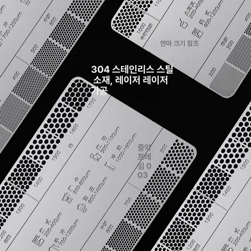 커피 원두 분쇄기 로스팅 게이지 카페 측정 눈금 도구 그라인더 카드 - 상세 이미지 3
