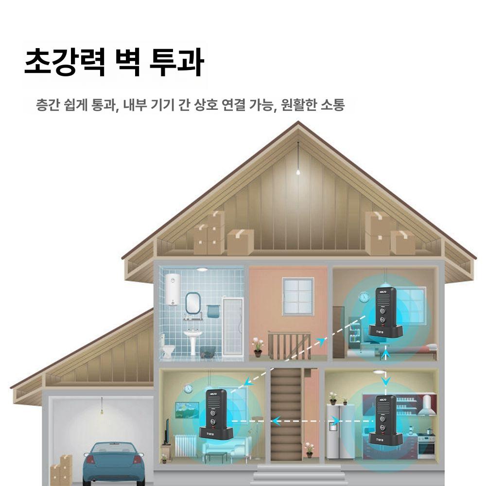 무선 현관 초인종 양방향 비디오 도어폰 주택 아파트 대문 빌라 사무실용 방문자 확인 시스템 - 상세 이미지 3