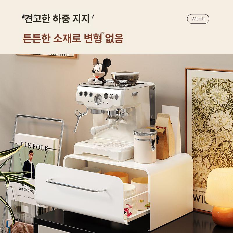 주방 틈새수납장 슬라이드 서랍형 철제 양념통 정리 수납 캐비닛 랙 - 상세 이미지 2