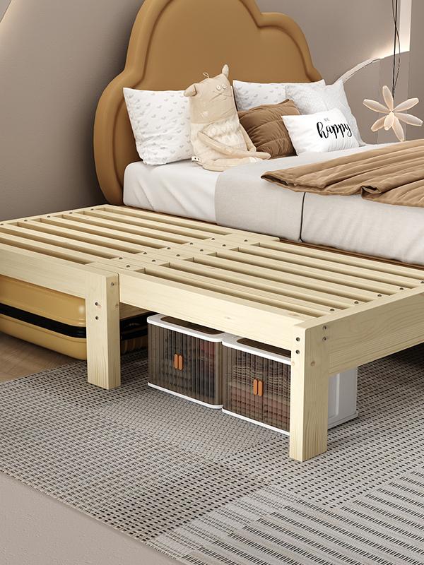 원목 접이식 평상 침대 베란다 소파베드 야외 정원 휴식 벤치 마루 매트리스 - 상세 이미지 5