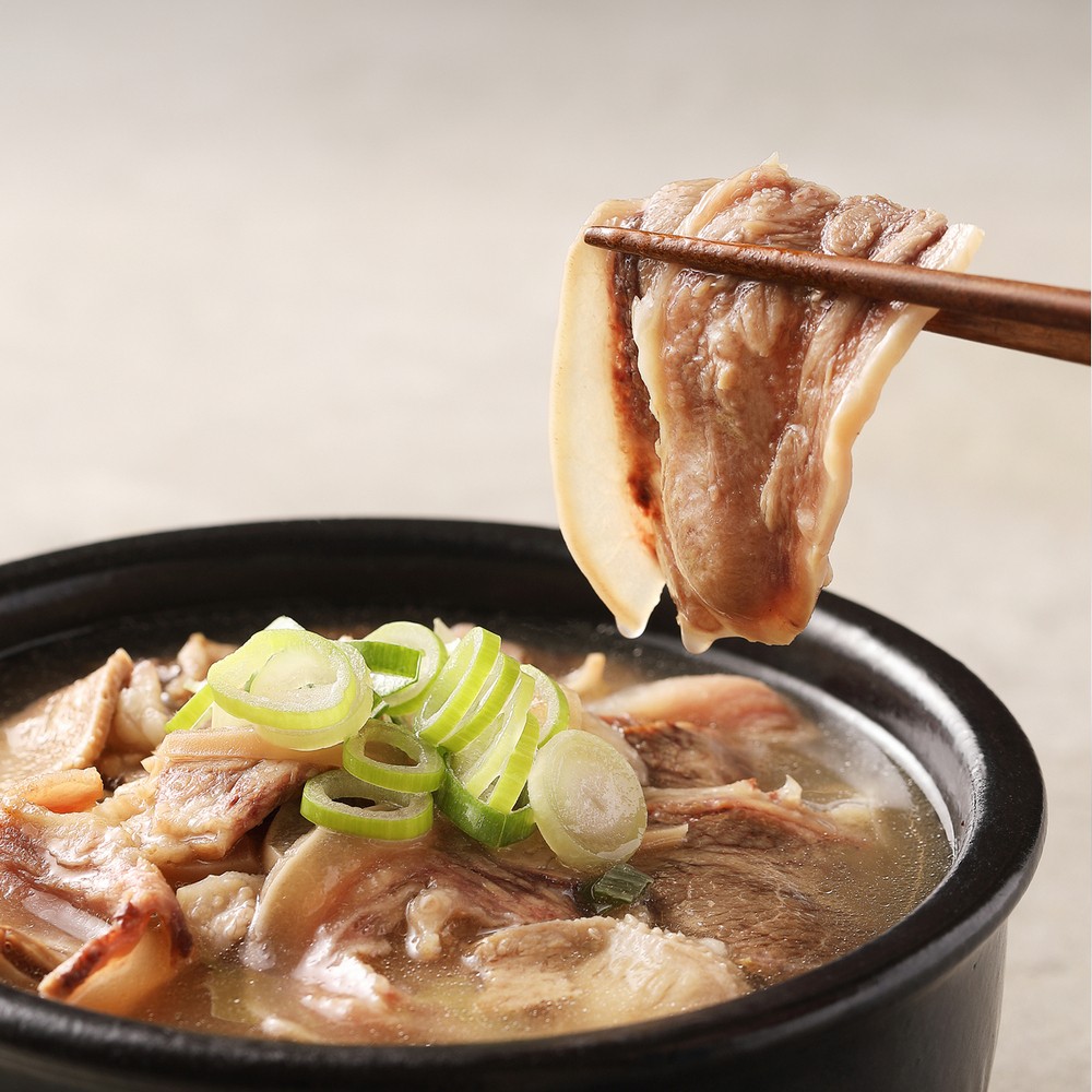 [푸딩픽] 전문점맛 간편 정통 국밥 해장국 1인분 밀키트 소머리국밥, 130g, 1개 - 상세 이미지 4