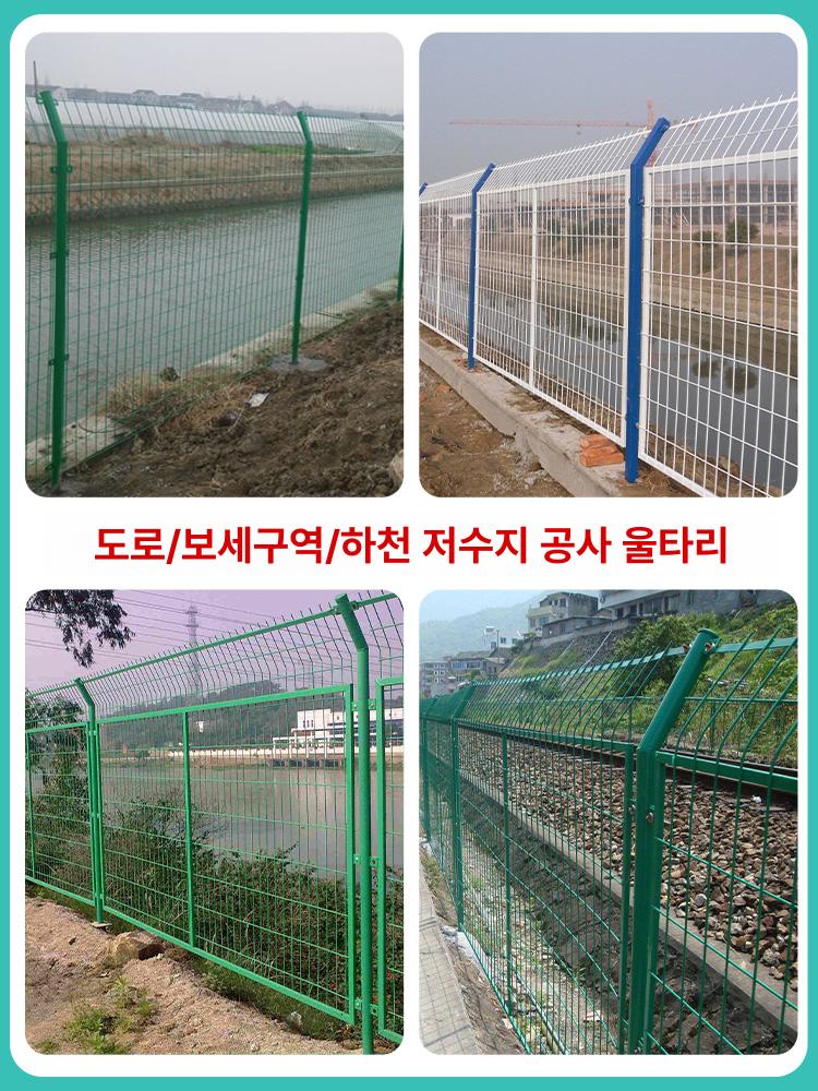 철문 메쉬휀스문 게이트 공장 슬라이딩 자동문 철재 외부용 - 상세 이미지 2