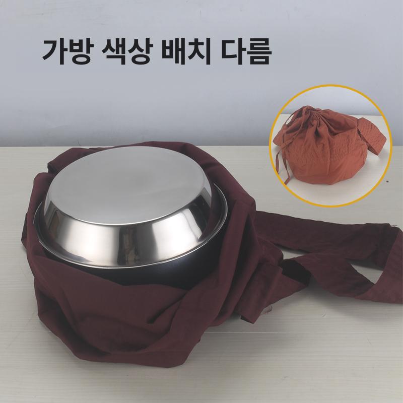 불교 그릇 스텐 세트 발우 공양 선물용 접시 용품 예불 상품 이미지