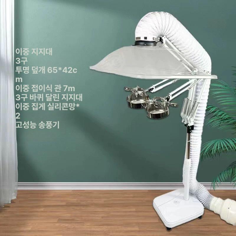 쑥뜸 주방 환풍기 고기 연기 제거 소형 냄새 흡입 가정용 공기청정기 타이머 배기 - 상세 이미지 5