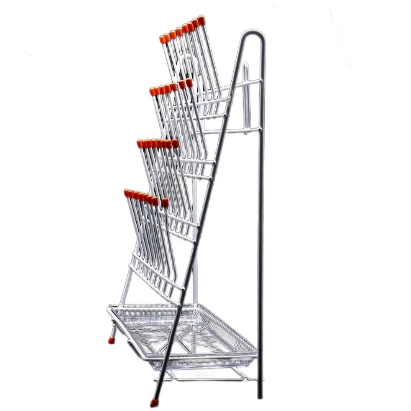 실험실 유리 플라스크 시약병 건조 보관 거치대 랙 정리 스탠드 - 상세 이미지 2