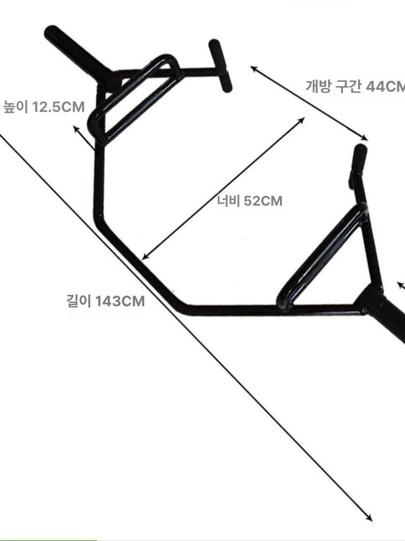 바벨봉 트랩바 홈짐 중량봉 헥사바 데드리프트 스쿼트 파워리프팅 역기봉 웨이트바 - 상세 이미지 4