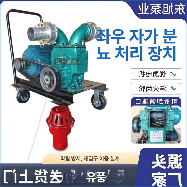 축사 슬러지펌프 분뇨 하수 4kw 양수기 폐수펌프 오물처리 모터 배수 탱크 연못용 - 상세 이미지 2