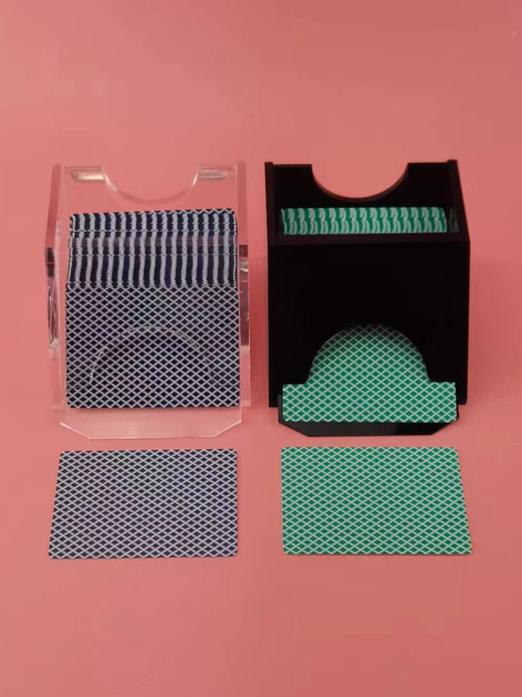 홀더 투명케이스 놀이 상자 보관함 탑로더와 표준 있으며 플레이 최대 칩 게임용 - 상품 이미지