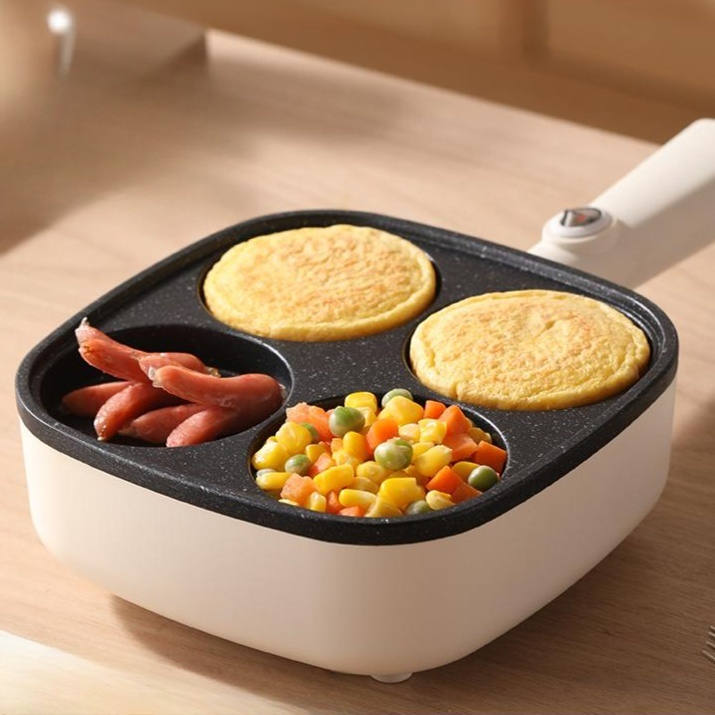 후라이팬 계란 간편 4구 브런치 간편후라이펜 후라이 미니 아침 주방 계란후라이 프라이팬 - 상품 이미지