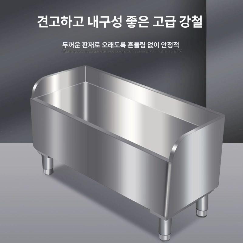 업소용 대형 밀대 걸레통 세척용품 병원 사무실 청소 개수대 물걸레 보관함 - 상세 이미지 2
