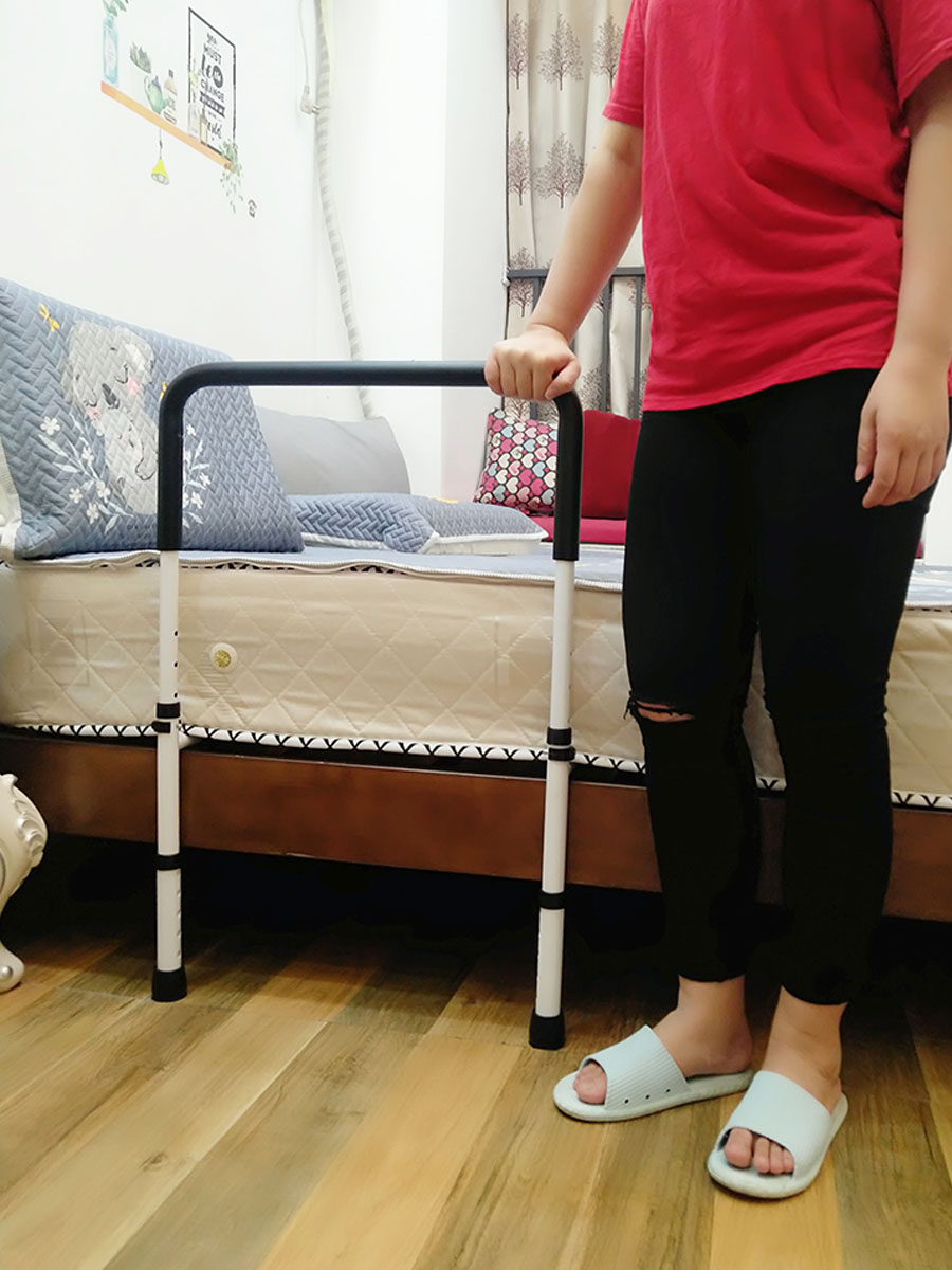 침대난간 어르신 낙상방지 안전바 노인 기립보조 높이조절 휠체어 보호 미끄럼방지 - 상세 이미지 3