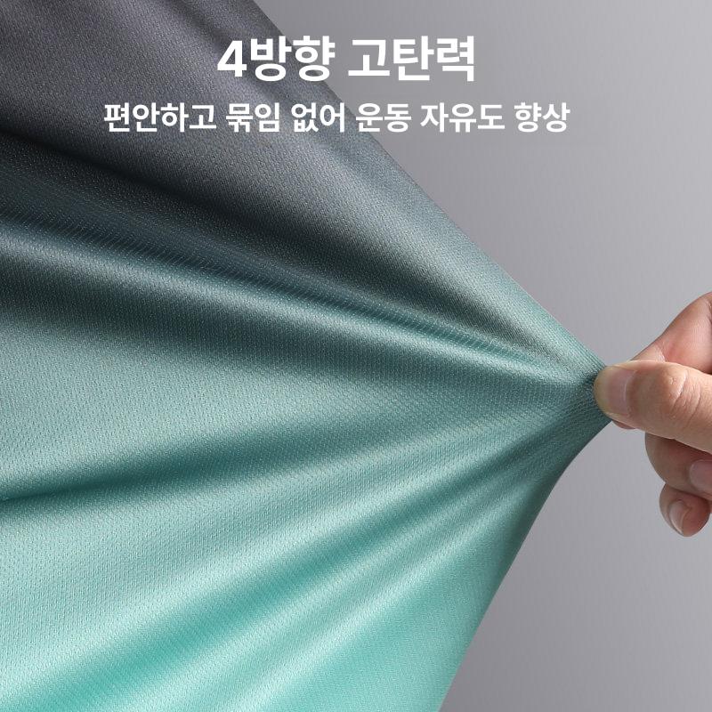 남성 스포츠 세트 사계절 운동복 통풍 빠른건조 트레이닝 땀배출 활동성 피트니스 의류 - 상세 이미지 4