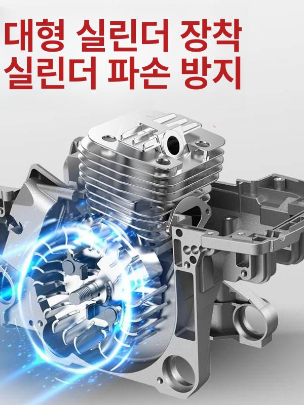 가솔린 엔진톱 고출력 산림벌목용 조경벌목 휴대용 목공절단톱 소형톱 - 상세 이미지 4