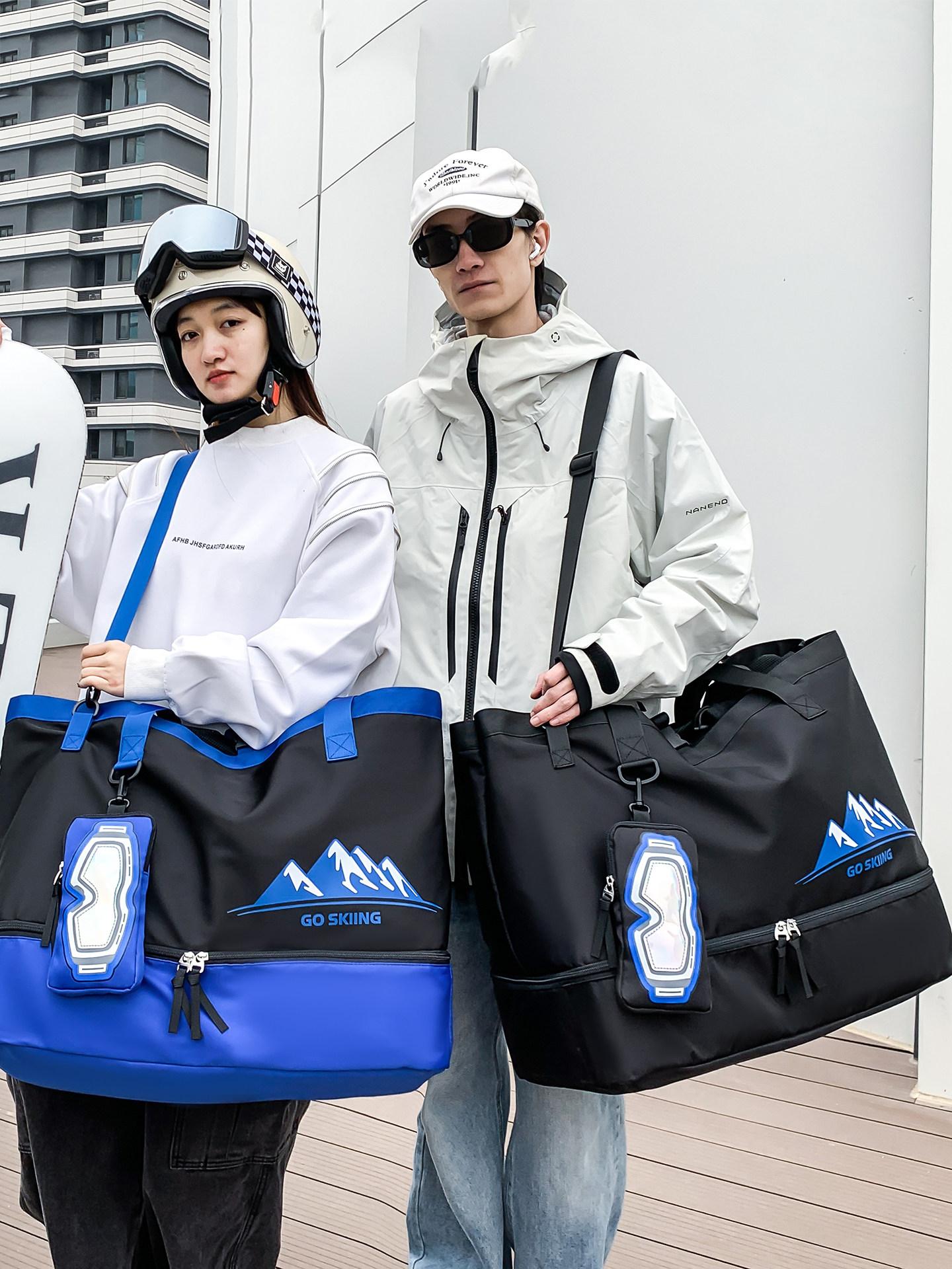 스노보드 가방 방수 스키가방 스노우보드 수납 보호 대용량 부츠 스키백 대형 헬멧 - 상세 이미지 2