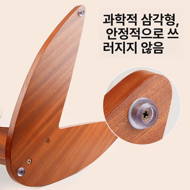 악보대 거치대 원목 연주 악기 높낮이 기타걸이 나무 스틱 무단계 음악 - 상세 이미지 4