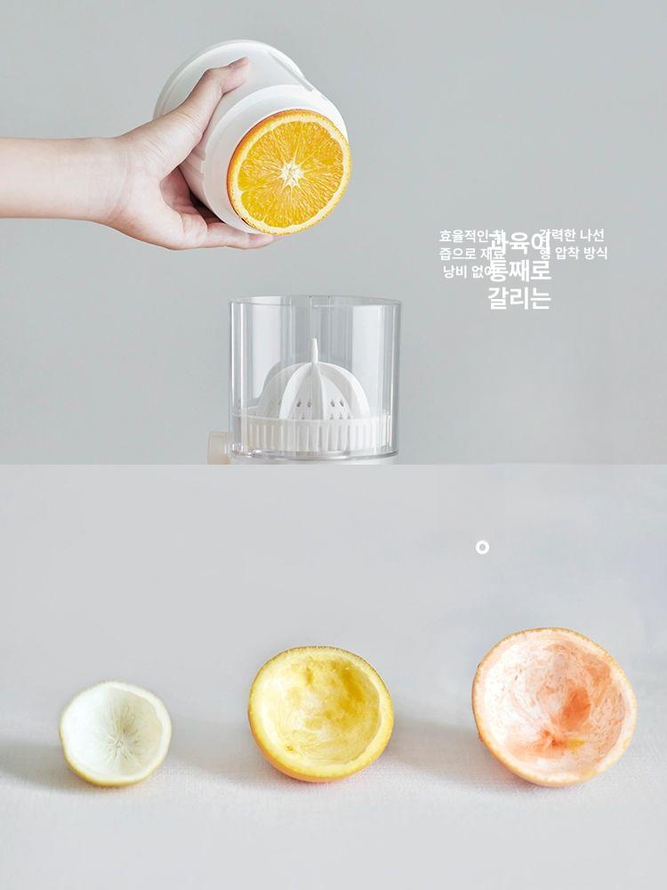 자동 레몬 착즙기 신선 과일 주스 압착 농축액 즉시 짜내기 건강 음료 제조 - 상세 이미지 4