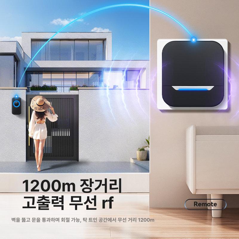 단독주택 무선인터폰 장거리 가정용 음성 양방향 외부 무선초인종 도어벨 - 상세 이미지 2