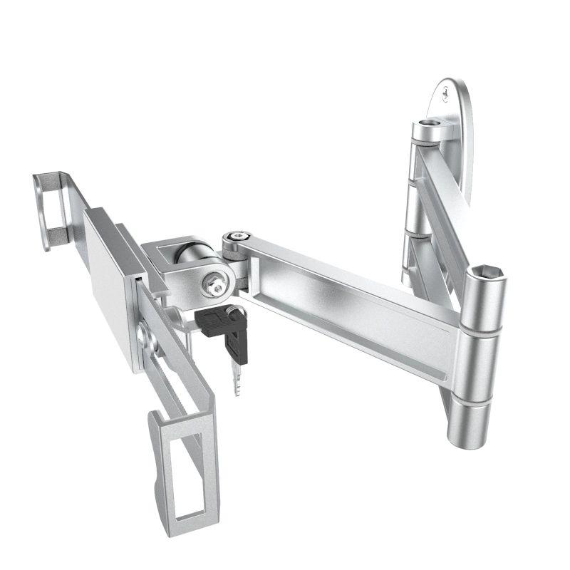 태블릿 벽걸이 거치대 조절식 암형 주방 스마트폰 홀더 수직 고정 브래킷 - 상품 이미지