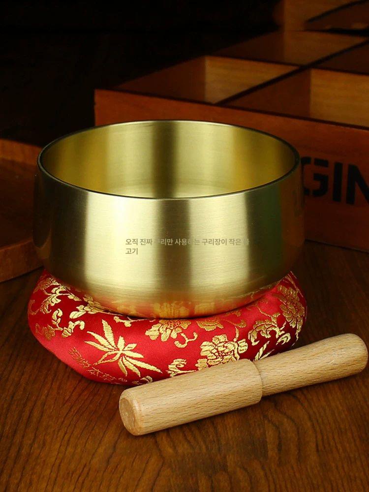 핸드메이드 싱잉볼즈 황동 불교 명상종 힐링 요가 명상용품 상품 이미지