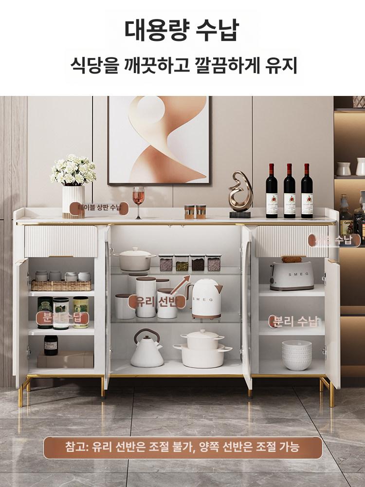 현관 콘솔 테이블 셀프 조립식 엔틱 스타일 거실 수납장 북유럽 감성 인테리어 명품 선반 - 상세 이미지 3