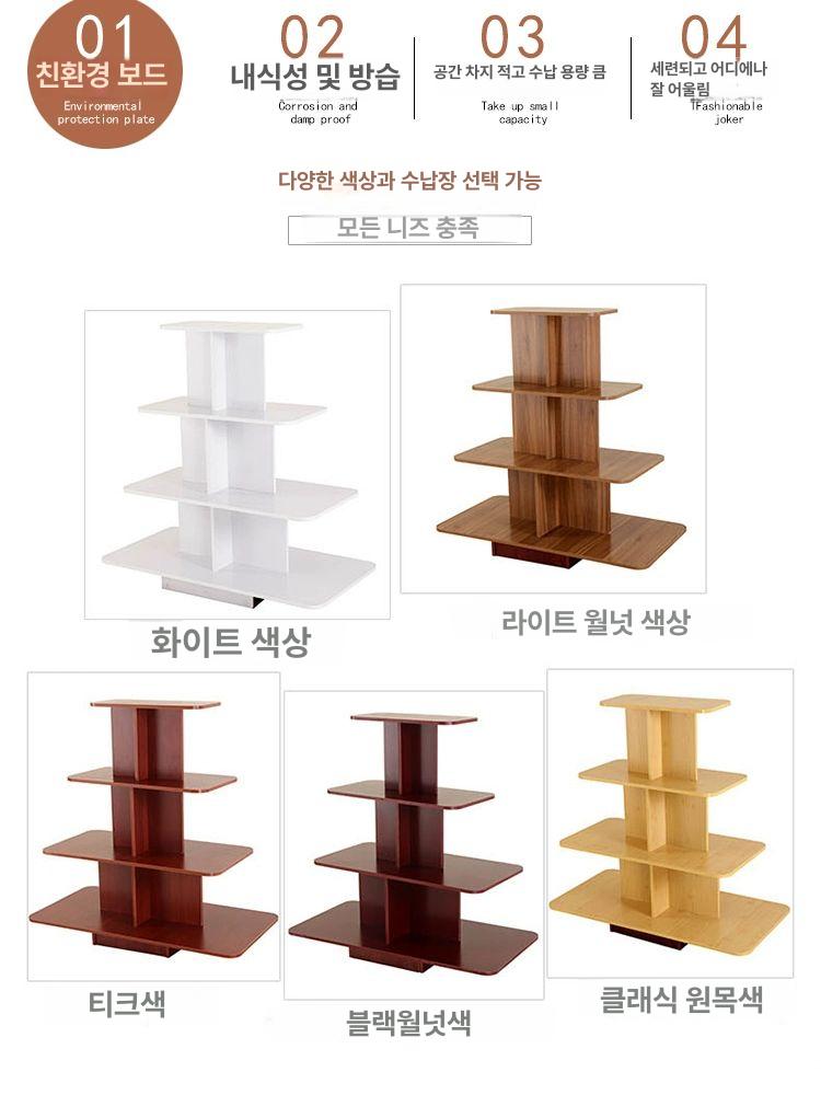 이동식 매대 편의점 마트 진열 전시대 펜트리 스낵 카운터 슈퍼마켓 야외 과자 진열장 과일 - 상세 이미지 3