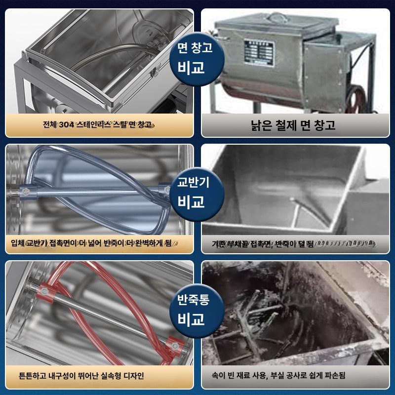 전동 반죽기 스탠드형 가정용 제과제빵 칼국수 우동 생면 휘핑 대용량 믹싱볼 - 상세 이미지 4