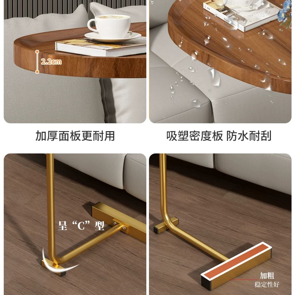 모던 탁자 반타원형 타원형식탁 북유럽 카페테이블 미드센추리 디자인 티테이블 이미지 6