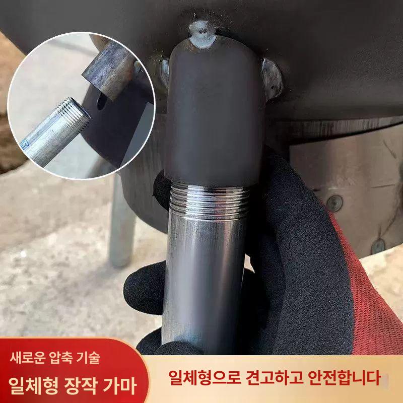 화덕 가마솥 숯불 연탄 가정용 무쇠 스토브 캠핑 야외 전원주택 링 드럼통화로 - 상세 이미지 2