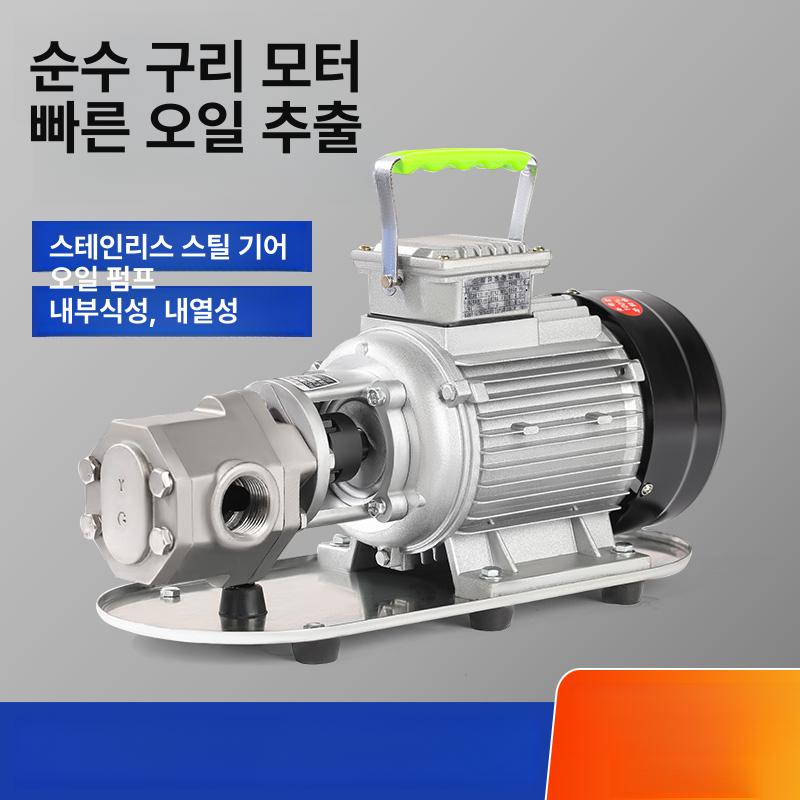 경유 등유 휘발유 전동 급유펌프 드럼통 호스 자바라 석유 연료 주입기 - 상세 이미지 4