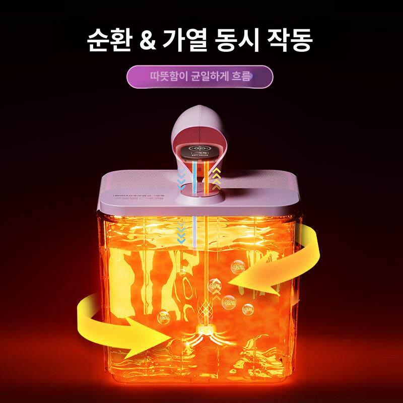 성인용 접이식 온수욕조 전신 반신욕 가정용 보온 자동 가열식 간편 목욕통 - 상세 이미지 4