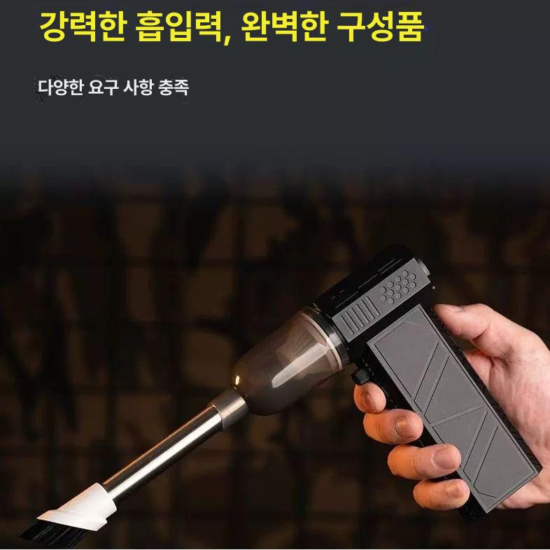 휴대용 미니에어건 터보팬 캠핑용 차량용 무선초강력 전기 터보건 파워건 - 상세 이미지 3