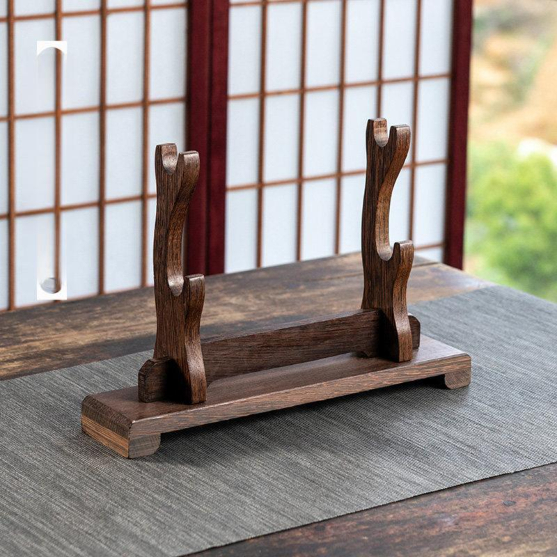 원목 검거치대 전시용 받침대 진열대 도검걸이 칼걸이 디스플레이 보관대 전시대 - 상품 이미지