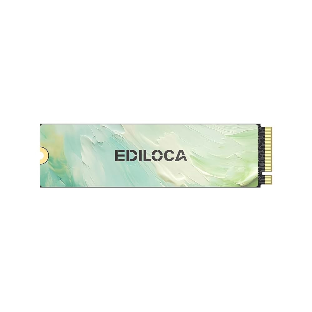 Ediloca 512GB NVMe M.2 SSD PCIe Gen 3x4, 최대 2050MB/s 읽기, 2280 내장 솔리드 스테이트 드라이브, 다이내믹 SLC 캐시, PC, 데스크 - 상품 이미지